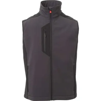 Pánská vesta PAYPER CORK S00360-P114 / Pánská softshellová dvoubarevná vesta - anthracite/black L