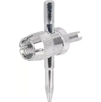 Šroubovák AMIO Klíč na ventily, závitník, šroubovák a kalibrátor 4v1