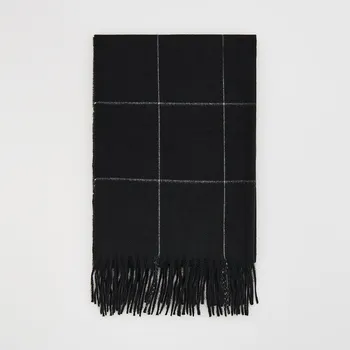 Čepice Reserved - Šála s&nbsp;příměsí viskózy - černý - 428FF-99X - 428FF-99X-ONE