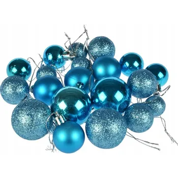 Vánoční ozdoba Hladká Vánoční Koule vánoční koule 4 cm 20 ks