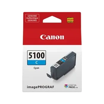 Canon PFI-5100 C - 14.4 ml - azurová - originální - závesný box - inkoustový zásobník - pro imagePROGRAF PRO-310
