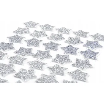 samolepka Samolepky třpytivé pěnové stříbrné BN7833SRE Arpex