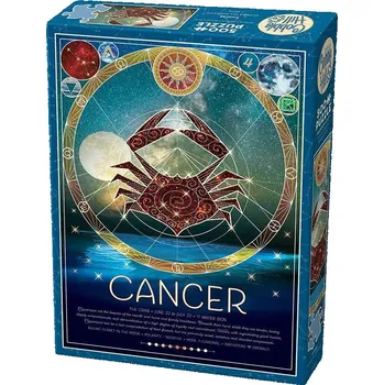 Puzzle COBBLE HILL Puzzle Znamení zvěrokruhu: Rak 500 dílků