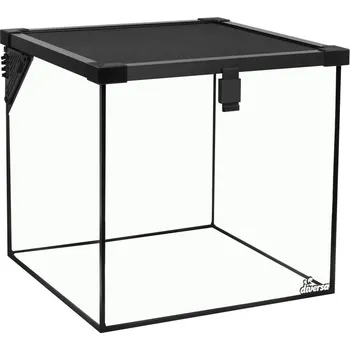 Terárium Diversa terária s výsuvnou větrací mřížkou 30 x 30 x 30 cm