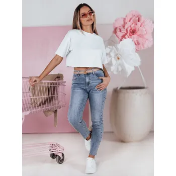 Dámské džíny Dámské džíny skinny FITTREND Dstreet UY2387 Barva: Modrá - světle, Velikost: M