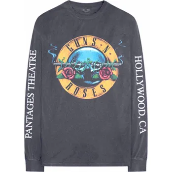 Pánská móda Guns N Roses tričko dlouhý rukáv, Hollywood Tour BP, pánské XL
