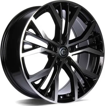 Alu kolo Carbonado Alu Kola Carbonado POWER 7x16 5x112 ET42 Black Front Polished 57.1