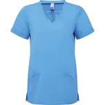 ONNA NN 300 / Dámský strečový kazak s výstřihem do V - ceil blue XXL