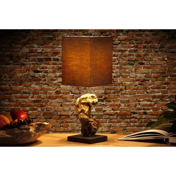 Stojací lampa Benchdesign | Stolní lampa ze dřeva - Hypnotická hnědá