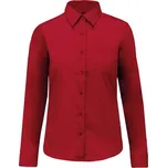 KARIBAN VINTAGE JESSICA K549 / Dámská košile s dlouhým rukávem - classic red 4XL