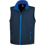 RESULT R 232M / Pánská 2-vrstvá softshellová vesta - navy/royal 4XL