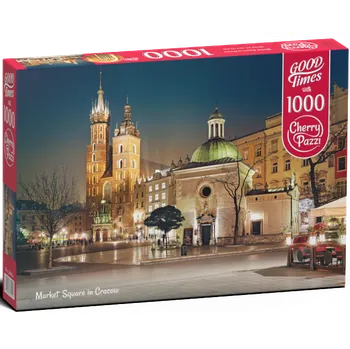 Puzzle CHERRY PAZZI Puzzle Královský rynek v Krakově, Polsko 1000 dílků