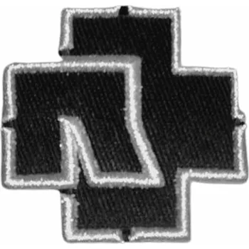 Nášivka Rammstein nažehlovačka/nášivka 75 x 75 mm, Rammstein Logo