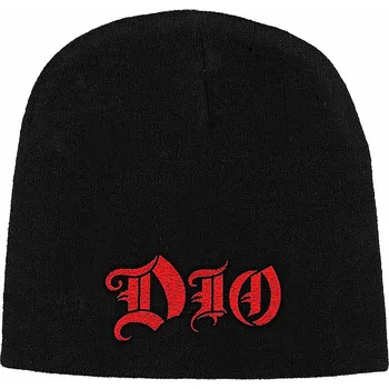 Čepice DIO zimní kulich, Red Logo Black, unisex