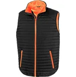 RESULT R 239X / Unisex thermo prošívaná vesta - black/orange XS