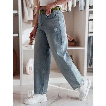 Dámské džíny Dámské džíny wide leg WIDELEGS Dstreet UY2472 Barva: Modrá - světle, Velikost: XS