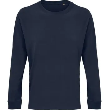 Pánská móda SOL´S PIONEER LSL / Pánské tričko s dlouhým rukávem z bio bavlny - french navy M
