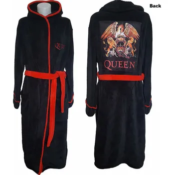 Dámský župan Queen župan, Classic Crest Black XL
