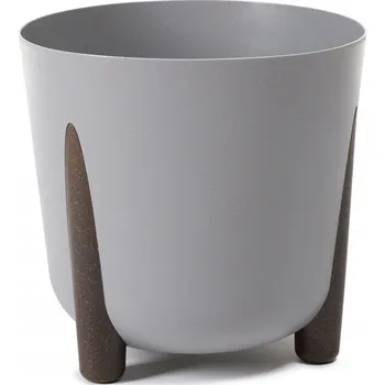 Květináč LAMELA, Květináč Frida, průměr 34 cm, šedý LAMELA