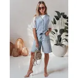 Dámské džínové kraťasy JEANZDAY Dstreet SY0480 Barva: Modrá - světle, Velikost: XS