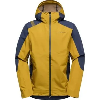 Pánské oblečení Pánská bunda La Sportiva Crossridge Evo Shell Jkt M Velikost: L / Barva: žlutá/modrá