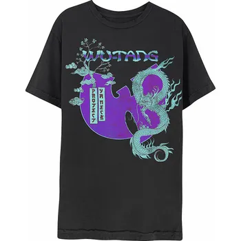 Pánská móda Wu-Tang Clan tričko, Dragon Bonsai Black, pánské XL