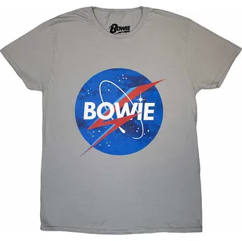 David Bowie tričko, Starman Logo Grey, pánské M