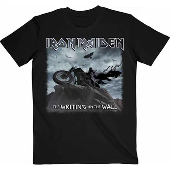 Pánská móda Iron Maiden tričko, The Writing on the Wall Single Cover Black, pánské M