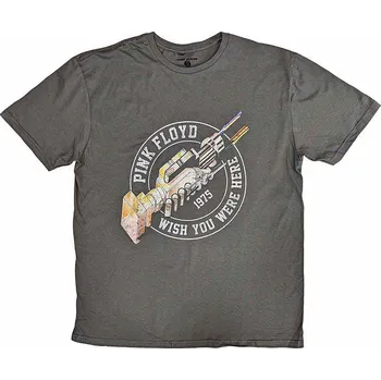 Pánská móda Pink Floyd tričko, Wish You Were Here 1975 Charcoal Grey, pánské L