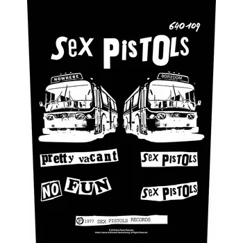 Nášivka Sex Pistols nášivka na záda CO+PES 30x27x36 cm, Pretty Vacant