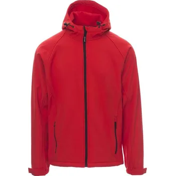 Pánská mikina PAYPER GALE 001044-0355 / Pánská softshellová bunda s kapucí - red M