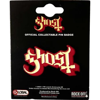 Ghost odznak 42x22 mm, Logo Red Shadow