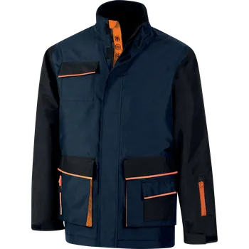 Pánská parka DELTA PALMA / Pánská nepromokavá parka - nám. modrá/černá XXL