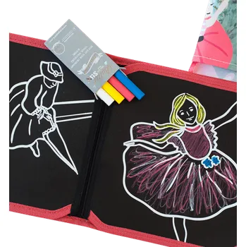 omalovánky Omalovánka s křídami JAQ JAQ BIRD Baletky