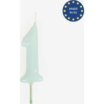 Dortová svíčka Svíčka na dort "Jednička" MY LITTLE DAY - Modrá