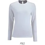 SOL´S IMPERIAL LSL / Dámské tričko s dlouhým rukávem - white S