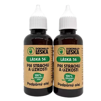 Dokonalá láska LÁSKA 56 Při strachu a úzkosti podpůrný olej 100 ml