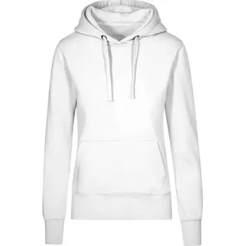 Dámská móda PROMODORO 1781 X.O / Dámská mikina s kapucí - white M