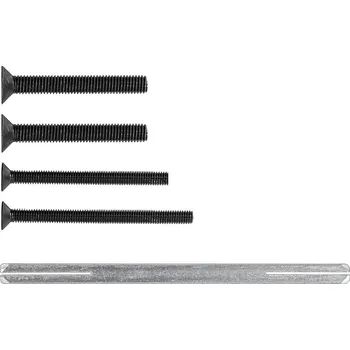 Dveřní kování MPK - SECURO S01 SET šrouby + čtyřhran 70 - 80 mm, klika/klika