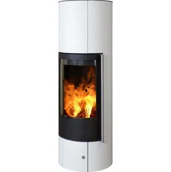 Krbová kamna ABX OREGON I krbová kamna 3-8kW, černá/bílá