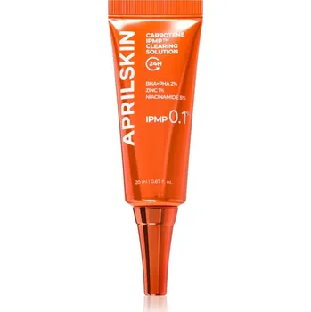 Léčba akné APRILSKIN Carrotene IPMP Clearing Solution lokální péče pro redukci pigmentových skvrn pro problematickou pleť, akné 20 ml