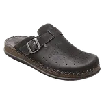 SANTÉ CB/33340 / Pánské pantofle s plnou špičkou - nero 46