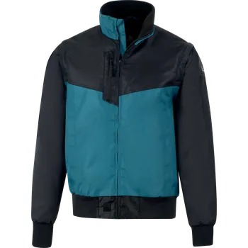 DELTA RENO2 / Pánská větru a voděodolná bunda 2v1 - ocelově modrá/černá XXL