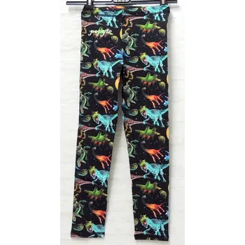 Dětská móda Anna Nohynková Chlapecké legíny barevný DINOSAURUS 86