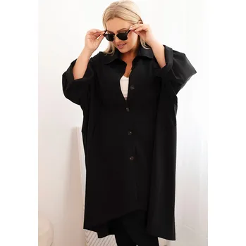 Kesi Dámské sako ART25132 Plus Size Punto Barva: Černá, Velikost: UNI