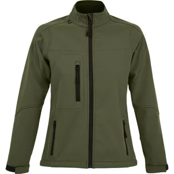 SOL´S ROXY / Dámská 3-vrstvá softshellová bunda - army XL
