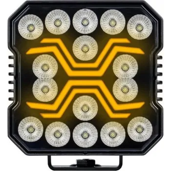 Přídavný světlomet Pracovní světlo X SPIDER 1 hranaté, 2funkční, KAMAR