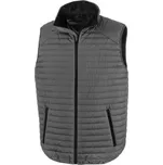 RESULT R 239X / Unisex thermo prošívaná vesta - grey/black M