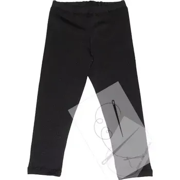 Dívčí legíny Zateplené legíny-černé