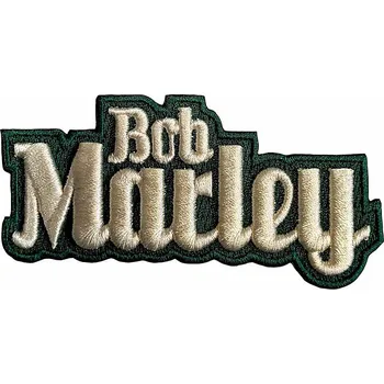 Nášivka Bob Marley tkaná nášivka/nažehlovačka PES 90 x 40 mm, Text Logo